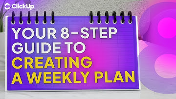How to Plan Your Week in 20 Minutes (Step-by-Step + Free Templates) | ClickUp