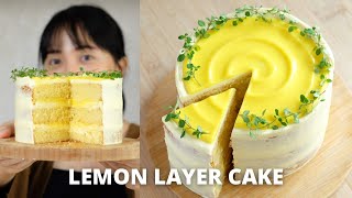 Lembut pol! LEMON LAYER CAKE