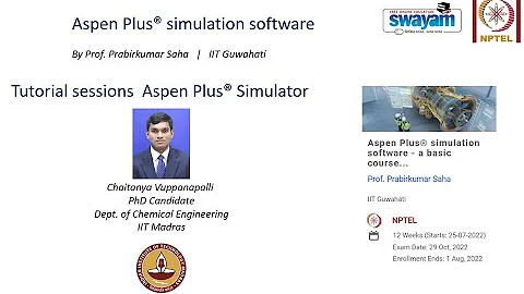 Aspen Plus® simulation software   a basic course for beginners Week 12 Tutorial session