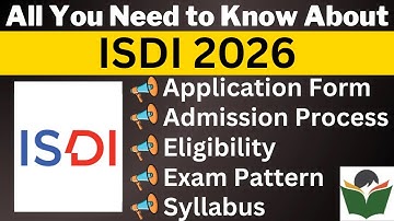 ISDI Challenge 2026 Complete Details, Application, Dates, Eligibility, Syllabus, Pattern, Admit Card
