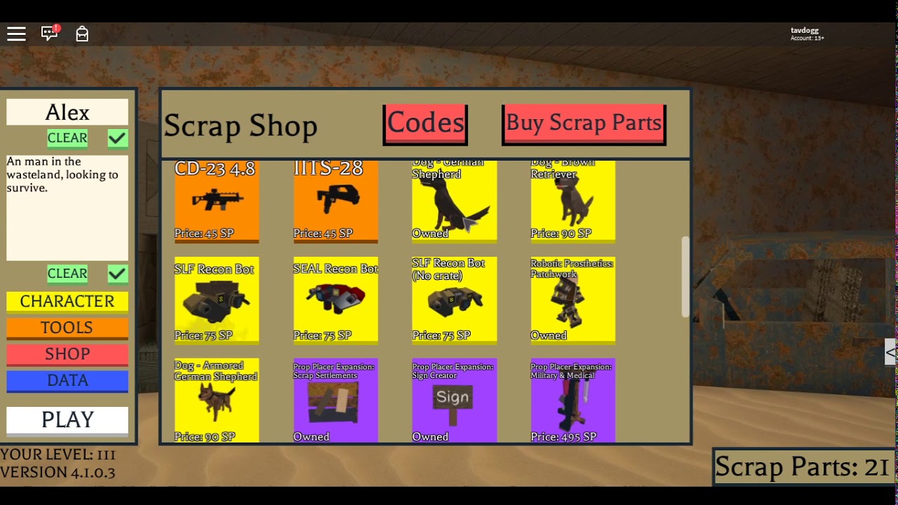 After The Flash Mirage How To Get Scrap Parts Unbrick Id - roblox codes for bubble wrap simulator