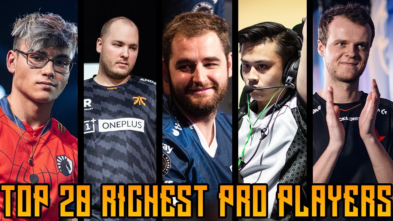 Top 20 Richest CSGO Players.. (In Prize Money) YouTube