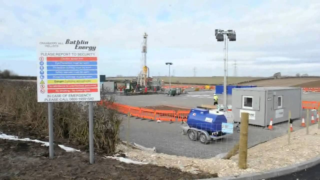Oil drilling near Bishop Burton