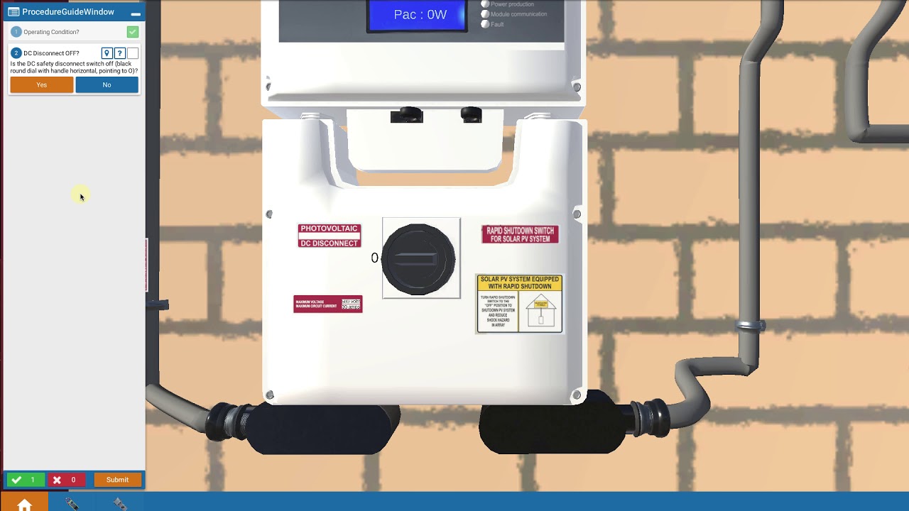 Solar Troubleshooting - DC Disconnect Off solar pool heater