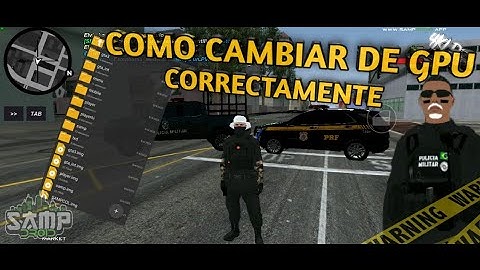 COMO CAMBIAR EL GPU EN SAMP LAUNCHER// solución a la pantalla negra al poner una data || samp