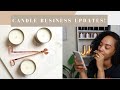 CANDLE BUSINESS UPDATES| MISTAKES AND LESSONS | CHITCHAT