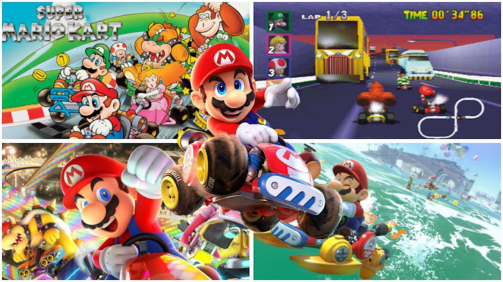 Ein kurzer Rückblick auf die Evolution von Mario Kart (1992-2025)