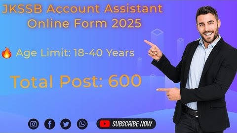 JKSSB New Posts 2025 Out 🔥 FAA 600 Posts | JKSSB Finance Account Assistant Posts 2025 |  Jkssb Jobs