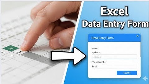 Data Entry Form in Excel (Step-by-Step Guide) #excel #exceltutorial