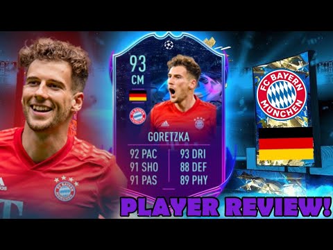 (93) RTTF GORETZKA PLAYER REVIEW! (UPGRADED 93 RATED UCL ROAD TO THE FINAL LEON GORETZKA) - FIFA 20