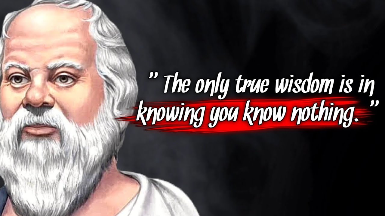 Socrates' you need to now before old