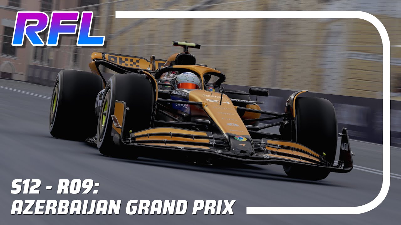 Racing Formula League S12 - Round 9: Azerbaijan GP - YouTube