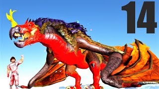 SCARY HYDRA ATTACK & ARMORED PANGOLIN WYVERN! ARK SURVIVAL EVOLVED MODDED PATCHWERK DRAGONS E14