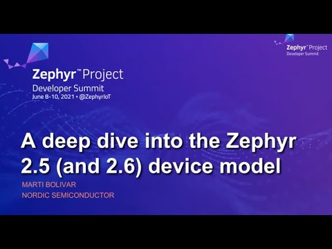 A deep dive into the Zephyr 2.5 device model