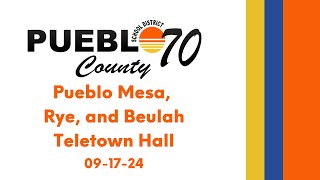 Pueblo Mesa, Rye, and Beulah Teletown Hall Recording 09-17-24 Profile