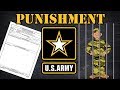 Punishment in the Army