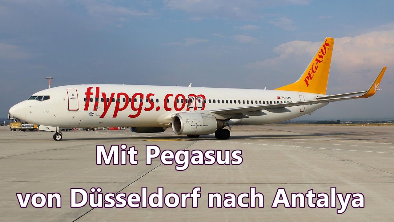 Düsseldorf to Altanja with Pegasus