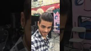 Abraham Mateo Facebook Live grabando videoclip Loco Enamorado