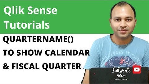 Qlik Sense quarter name function to display calendar or fiscal quarter details