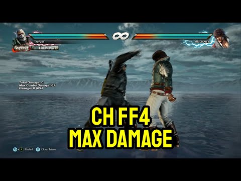 Bryan Mach Kick - FF4 Combos | 100+ Damage