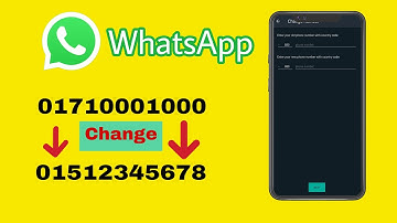 How to change WhatsApp number Without losing chats