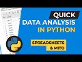 Quick Data Analysis In Python Using Mito