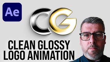 Clean Glossy Logo Animation - After Effects - Tutorial
