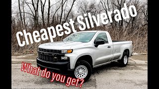 The LEAST EXPENSIVE NEW Silverado 1500 AVAILABLE - Review and Walk Around The LEAST EXPENSIVE NEW Silverado 1500 AVAILABLE - Review and Walk Around