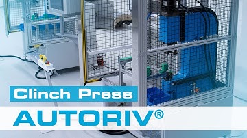 Automatic Clinch Press for Installing Self-Clinching Fasteners: AUTORIV A220 Operator Workstation