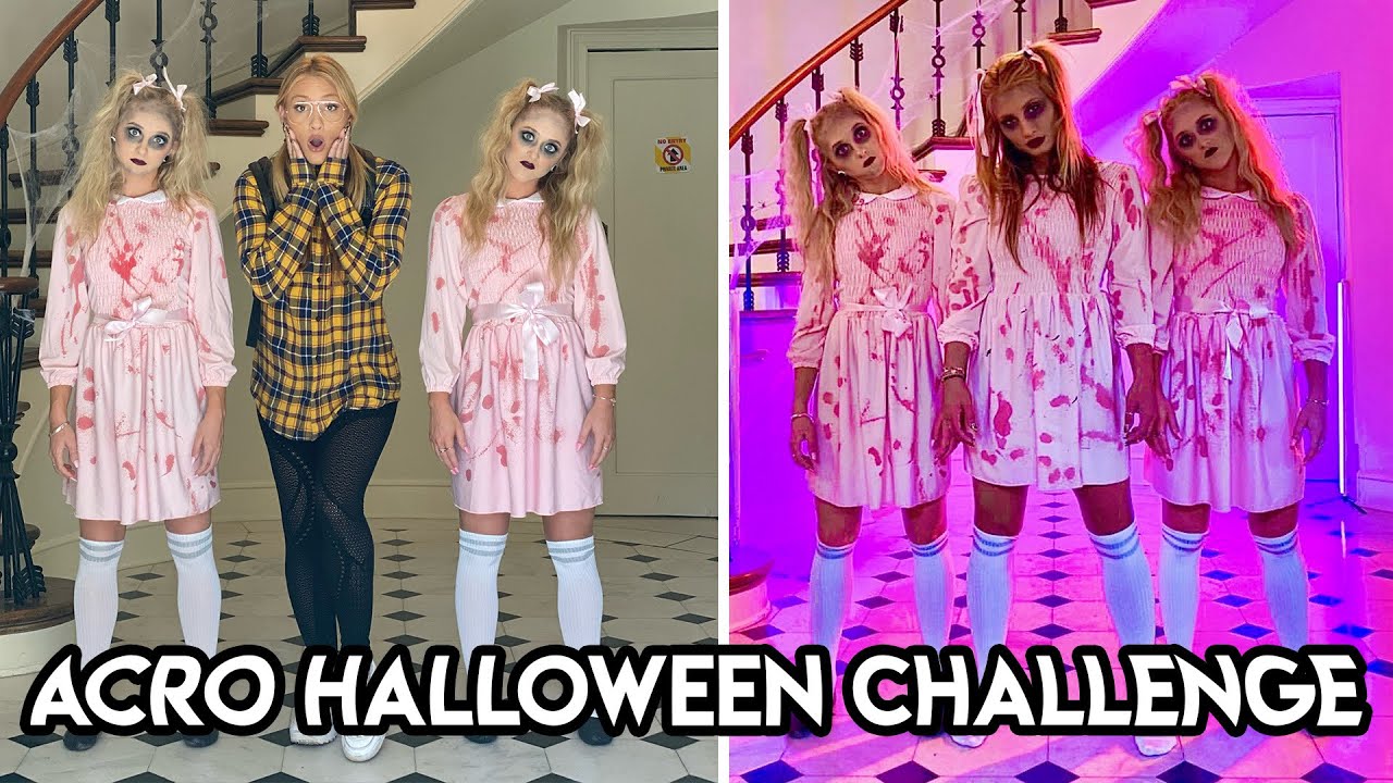 ACRO HALLOWEEN CHALLENGE BTS [ft The Rybka Twins]