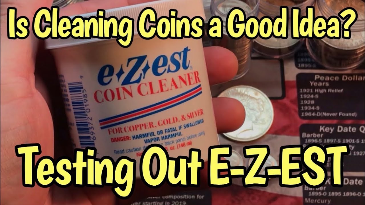 Is Cleaning Coins a Good Idea? Testing Out E-Z-EST !!! 