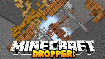 Minecraft NEW DROPPER MAP! (The Falling!) w/PrestonPlayz, Kenny & PeteZahHutt