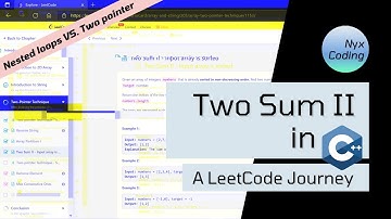 Two Sum II in C++ - A LeetCode Journey