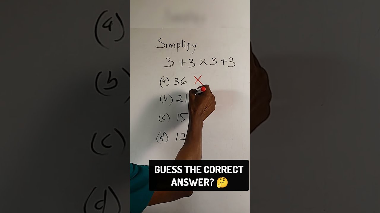 Can You Solve This In 10seconds Maths