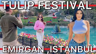 TurkiyeIstanbul,Ramadan Time,Tulip Festival Emirgan Park,Bebek Walking Tour Travel Guide |4K