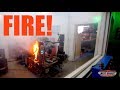 Fire On The Dyno!! - Pontiac 455 Lights Up