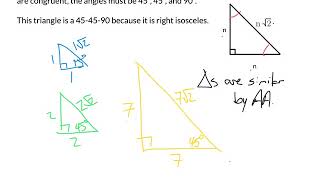 Special Right Triangle Patterns