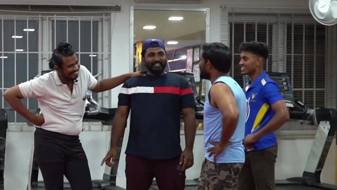 Gym Prank Part 4  Prankster Rahul  Azar  Tamil Funny Video 2024