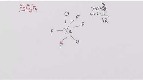 Lewis Structures 2 (XeO2F4)