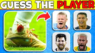 👟Guess the BOOTs, Injury, Body and Song of Football Player  ⚽ Ronaldo, Messi, Neymar, Mbappe | QUIZ