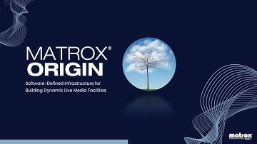 Matrox ORIGIN Demo | Scalable Cloud Production with Over 100 Live Sources