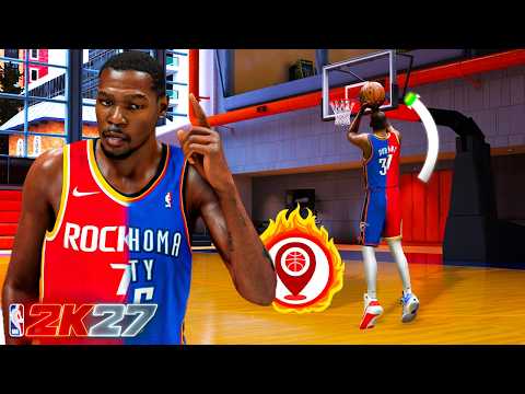 This KEVIN DURANT BUILD is OVERPOWERED on NBA 2K27! *6'10 DEMIGOD*