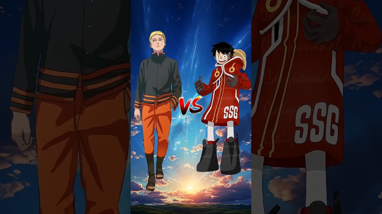 Naruto vs luffy | #shorts #anime