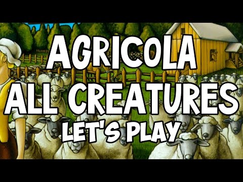 Играем в Агрикола Все Животные. Полная игра. Agricola All Creatures Big and Small. Let's play.