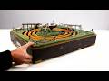 Full Restoration Century-Old French Horse Racing Arcade Game
