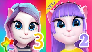 My Talking Angela 2 VS My Talking Angela 3 New Game Play By Outfit7