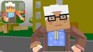 Granny Blocky Neighbor Escape 3D | All Levels | Gameplay Walkthrough PART 1 (iOS, Android) screenshot 1
