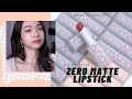 Eng CC) Swatch & Review Full 20 Colors ROMAND ZERO MATTE LIPSTICK | Trang