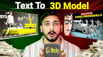 Make 3D Characters Like Professor of How - 2D To 3D Animation - Meshy-5 Tutorial