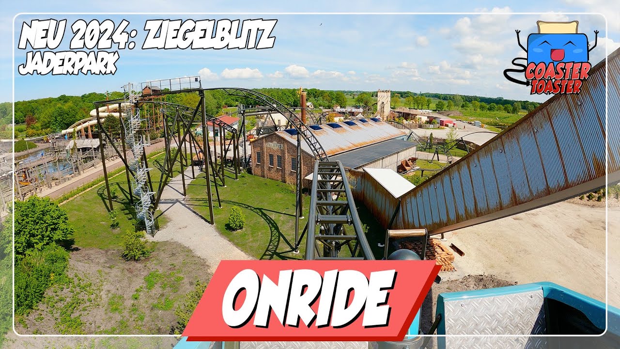 NEU 2024: Ziegelblitz - Wundervoller Gerstlauer Bobsled Coaster im Jaderpark | POV